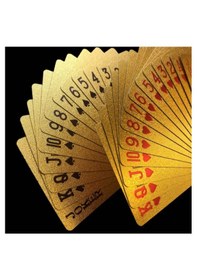 Resim Ultra Lux Su Geçirmez Iskambil Kartı Gold 