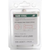 Resim Hard Steel Düz Makine Ayak Vidası Siyah/ 060671-012 100adet 