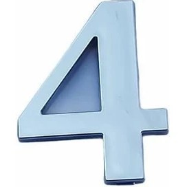 Resim Cemax Villa Boy 4 Rakamı 8,5 cm Yapışkanlı 