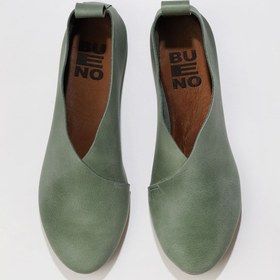 Resim Bueno Shoes Mavi Deri Kadın Babet 01wn0702 