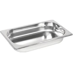 Resim Natsan-Paslanmaz Çelik Gastronom Küvet Gn 1/4-20 (26,5 x 16,2 x 2 Cm) 