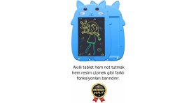 Resim Kolay Kullanım Dayanıklı LCD Ekran Kalemli Dijital Akıllı Ayıcıklı Yazı Boyama Çizim Tableti 8,5 Inç 