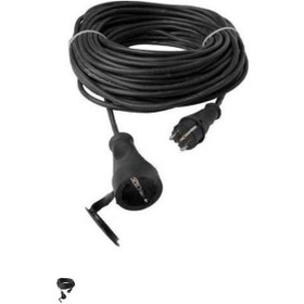 Resim Seyyar Uzatma Kablosu 20 M Siyah 