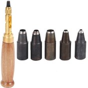 Resim Adet Vida Delik Delme Deri Ciltleme Aracı, Kağıt Delgeç, El Sanatları Zımbalar, 6 İpuçları 1.5m 2mm 2.5mm 3mm 3.5m 4mm 