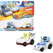 Resim Wheels Racerverse 2'li Arabalar HRT55-HRT85 Spongebob Plankton & Spongebob Squarepants 