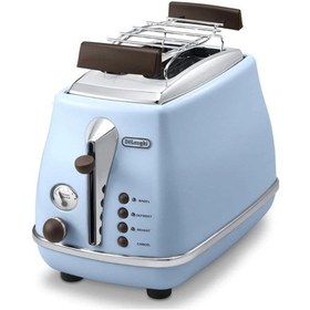 Resim Delonghi Icona Vintage İki Dilim Ekmek Kızartma Makinesi CTOV 2103.AZ 