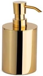 Resim System Tezgah Üstü Sıvı Sabunluk 250 Ml Gold Renk 160X80X103 Mm Gold Tek Ebat Ba2003 006 Gl 