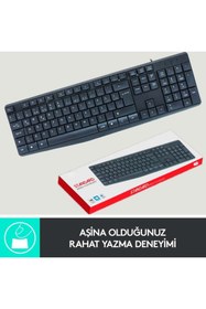 Resim İzol Teknoloji J-73 Kablolu Standart Wired Usb Klavye Türkçe Q 