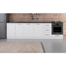 Resim Minar 295 Cm Mutfak Dolabı Beyaz 295-B6-Alt Modül Beyaz 