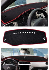 Resim Peugeot 301 Uyumlu Torpido Kaplama Koruma Halısı & Oto Ayna Askısı & Tampon Çeki İpi 