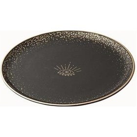 Resim Porland Night Magic Desen2 Düz Tabak 20cm 