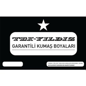 Resim Yıldız Kumaş Boyası Çeşitleri 13 Renk Seçeneği Koyu Gri N11.299 