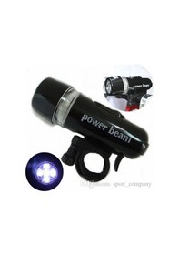 Resim Led Bisiklet Lambası Feneri Ön Far Işık Aydınlatma Pil Dahil Siyah Renk Siyah 