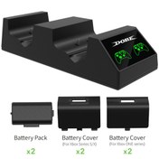 Resim DNR Bilişim Xbox Göstergeli Ikili Şarj Istasyonu Controller Dual Charging Dock For X-one X-series S/x 800mah 