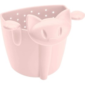 Resim Açık Pembe Kedili Çay Süzgeci, Şık ve Kullanışlı Mutfak Aksesuarı 