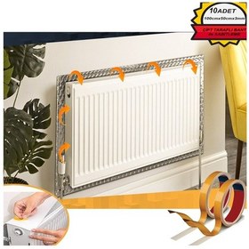 Resim 10 Adet Yapışkanlı Isı Yalıtım Levhası 3 Mm Petek Arkası Radyatör Kalorifer Arkalığı Izolasyon Plaka 