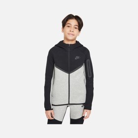 Resim Nike Sportswear Smooth Tech Fleece Full-Zip Hooded Çocuk Ceket 