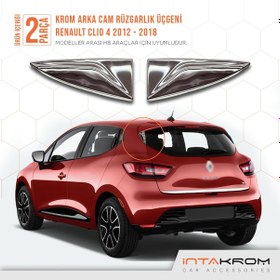 Resim intakrom Renault Clio 4 Krom Cam Rüzgarlık Üçgeni 2 Parça - 2012-2018 