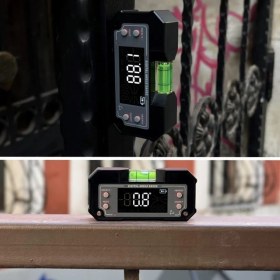 Resim Lidyada Maison 5346 Mini Dijital Eğim Ölçer Su Terazili 