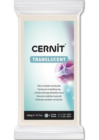 Resim Cernit 005 White Translucent Transparan Polimer Kil 500 G 
