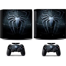 Resim Kt Grup Black Spider Playstation 4 Pro Full Sticker Kaplama 