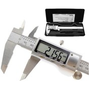 Resim Profisher Paslanmaz Çelik Kumpas Dijital Mikrometre 0-150mm Muhafaza Kutulu 