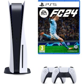 Resim Playstation 5 Disk Li + 2. Dualsense Kol + Ps5 Ea Sports Fc 24 (Ithalatçı Garantili) Trcl Pzrm 