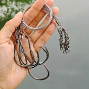 Resim 5 adet Deniz Balıkçılığı Dizisi Octopus saç tokası, Tuzlu ve Tatlı Su için Uygun - Liderli Kerevit Kançaları, Tatlı Su Tuzlu Su Balıkçılığı Ekipman Kutusu 