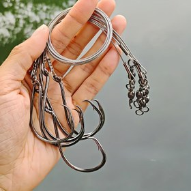 Resim 5 adet Deniz Balıkçılığı Dizisi Octopus saç tokası, Tuzlu ve Tatlı Su için Uygun - Liderli Kerevit Kançaları, Tatlı Su Tuzlu Su Balıkçılığı Ekipman Kutusu 