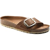 Resim Birkenstock Kadın Kahverengi Classic Madrid Big Buckle Terlik 1006525 