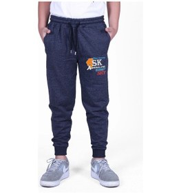 Resim Panios Kids Sk Baskılı Erkek Çocuk Beli Lastik Detaylı Bağlamalı Eşofman Altı Füme 