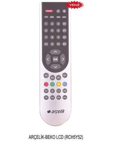 Resim Arçelik Uyumlu-Beko Lcd Tv Kumandası Siyah-Gri 