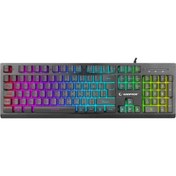 Resim Rampage Mıracle K2 USB Rgb Aydınlatmalı Q Standart Gaming Oyuncu KlavyeSİ 