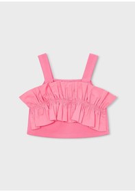 Resim Mayoral Kız Çocuk Askılı Tshirt Pembe 