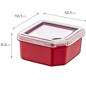 Resim Q-box Saklama Kabı 650 Ml Trn-261 Carmen Kırmızı 