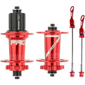 Resim Hassns Pro7 32h HG 8-11s Mtb Bisiklet Göbek Seti Kırmızı 