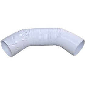 Resim sp süpürge pazarı Universal Mobil Klima Sıcak Hava Tahliye Hortumu Ağız Çapı 13 Cm, Uzunluk 135 Cm Egzoz Borusu 