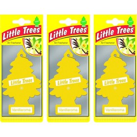 Resim Little Trees 3'Lü Vanillaroma Vanilya Aromalı Asma Oto Kokusu 