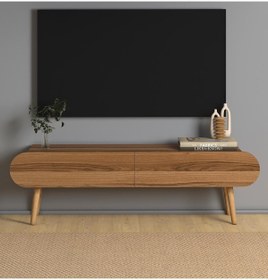 Resim Monte Sehpa Lotus Tv Sehpası 120 Cm Ceviz 