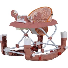 Resim Kiddy Yürüteç Lüx Oyuncaklı Müzikli Ve Işıklı 3 Kademeli Örümcek Bebek Yürüteci 