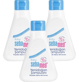 Resim Sebamed Sebamed Bebe Yenidoğan Şampuanı 250 ml x 3 Adet 
