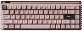 Resim MelGeek MADE68 PRO+ Pink Light%65 TTC Purple Heart KOM Manyetik Sw 8K HE Hotswap RGB İngilizce Klavye 