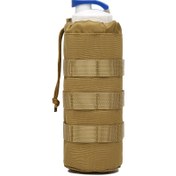 Resim 1 adet Taktik Su Şişesi Kılıfı, Polyester İpli Hidrasyon Taşıyıcısı, Kamp, Tırmanma, Yürüyüş, Seyahat için Dış Mekan Spor Ekipmanı 