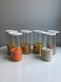 Resim Weck 1040 ml Silindir Saklama Kavanoz Set ( 6 Adet ) 