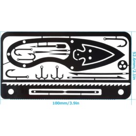 Resim MiraLive Çok Fonksiyonlu Hayatta Kalma Balıkçı Kiti 