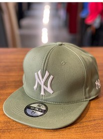 Resim Ny Yankees Unisex Su Yeşili Hip Hop Snapback Rapper Basket Şapka 