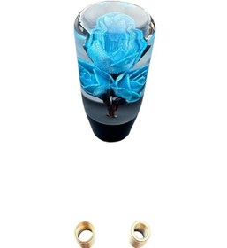 Resim Güllü Vites Topuzu Mavi 