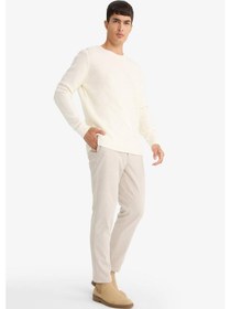 Resim Defacto Regular Fit Düz Paça Chino Pantolon F3752ax25aubg205 Bej 