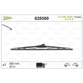 Resim VALEO 628500 Valeo OptiBlade (X1) (500 mm) FORD TRANSIT/TOURNEO – 