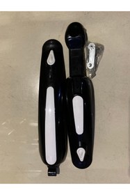 Resim abnturk Ön ve Arka siyah beyaz bisiklet çamurluk seti 